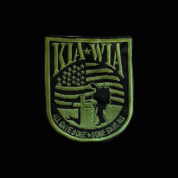 KIA-WIA patch Killed in Action Wounded in Action patch Olive Drab - Picture 3 of 3